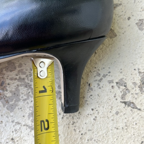 Worn once Alex Marie soft black leather open toe heal - Picture 12 of 12